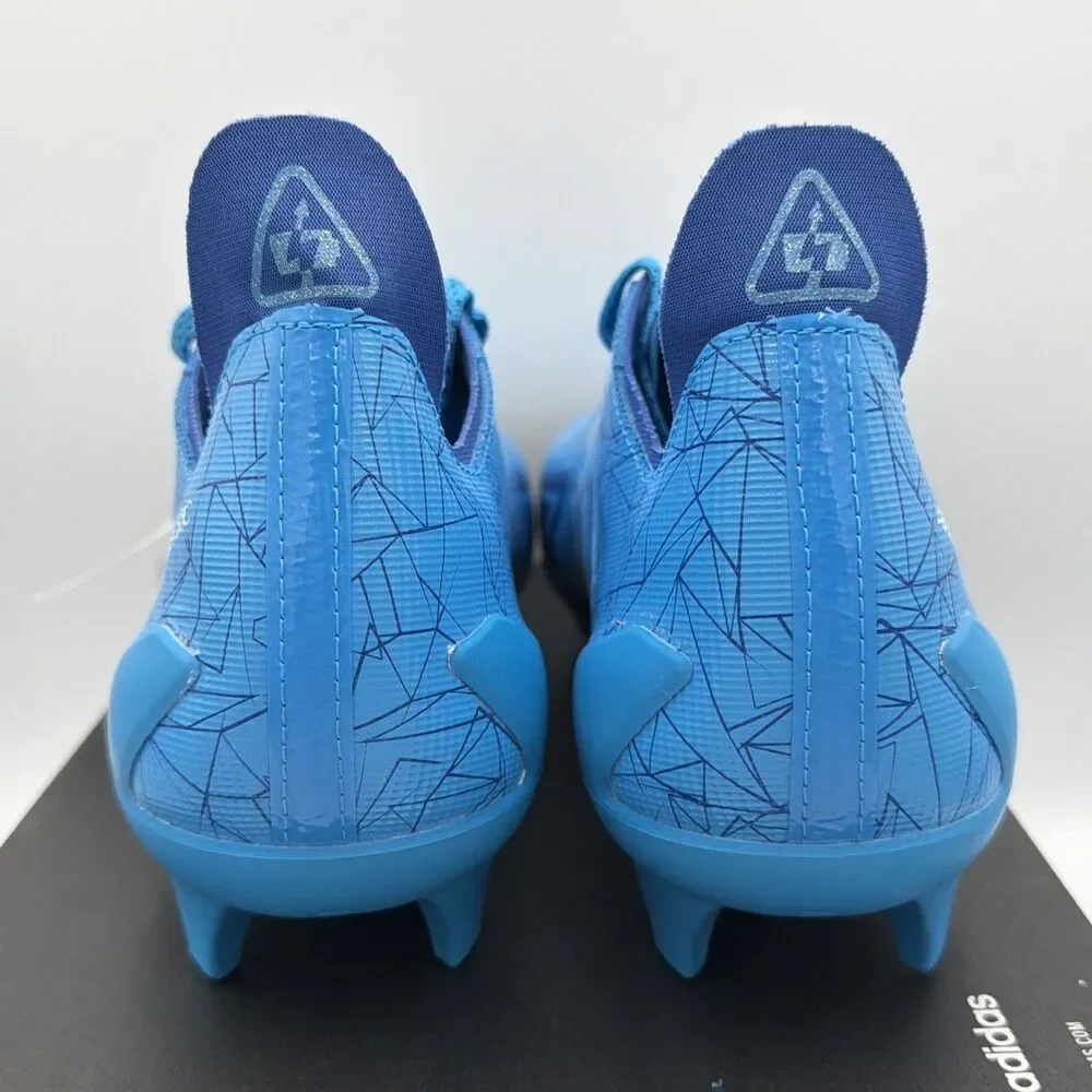 adidas adizero Electric Football Cleats Blue IE8866 Men's Size 8.5